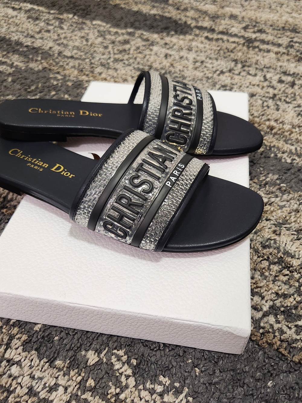 Navy Blue Sandals